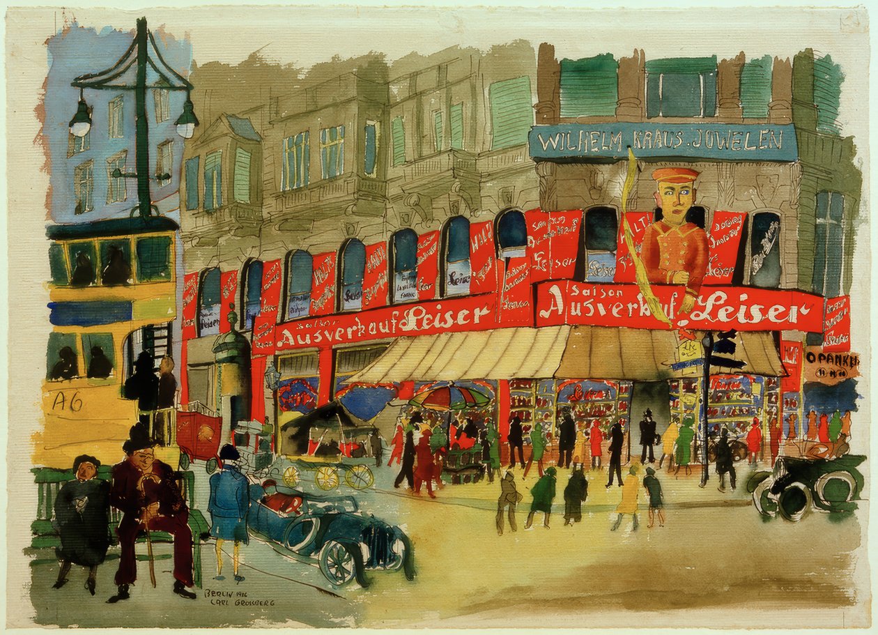 Berlin, Tauentzienstraße von Carl Grossberg