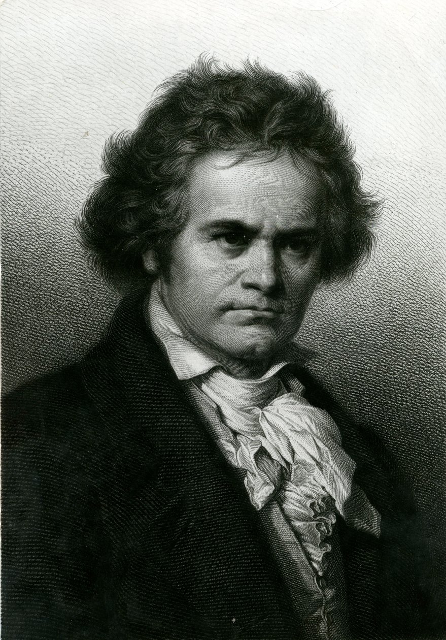 Porträt von Beethoven von Carl Jager