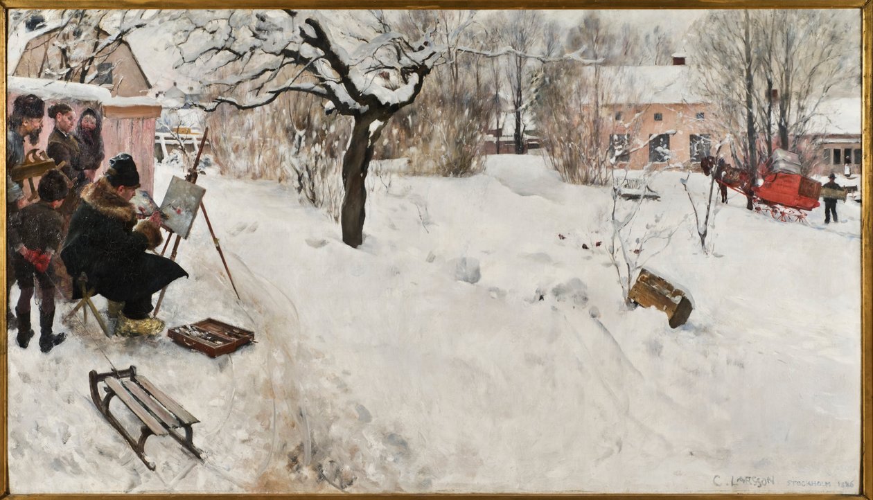 Freiluftmaler von Carl Larsson