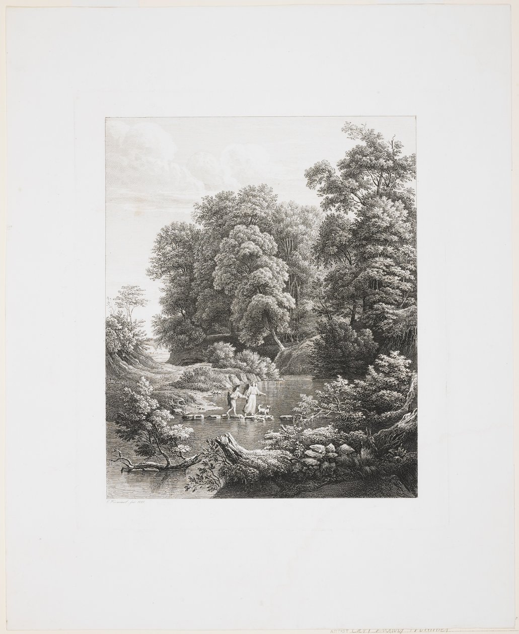 Tobias und der Engel, 1835 von Carl Ludwig Frommel