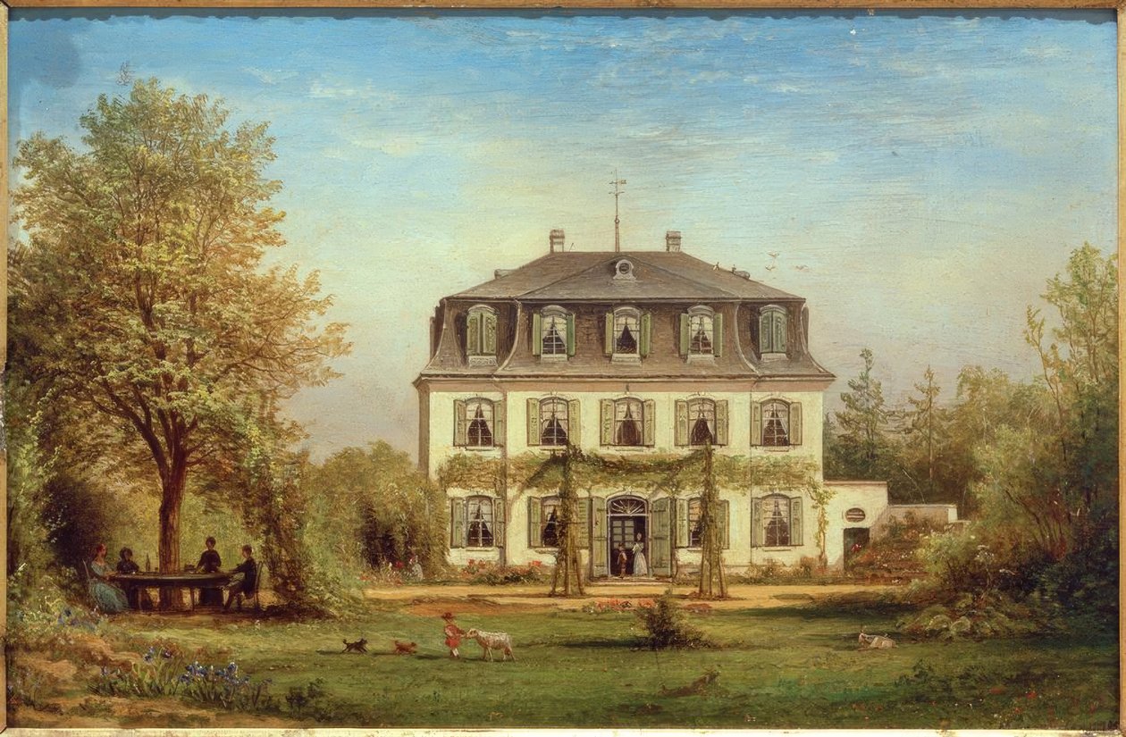 C. Morgenstern, Gartenhaus der Bankiersfamilie Bansa, Sachsenhausen von Carl Morgenstern