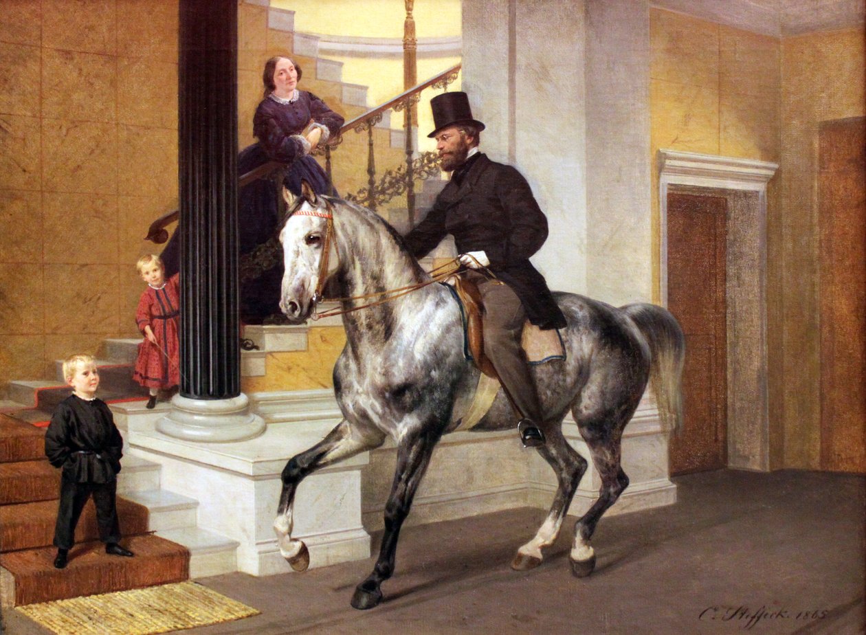 Porträt des Rechtsanwalts Ernst Lau von Carl Constantin Steffeck