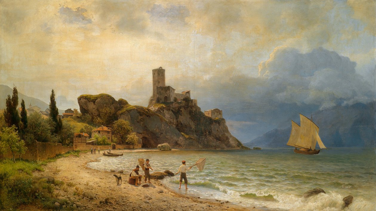 In der Bucht von Malcesine von Carl von der Hellen