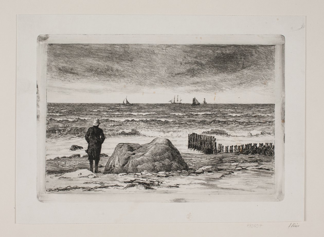 Sturm. Seestück von Carl Bloch