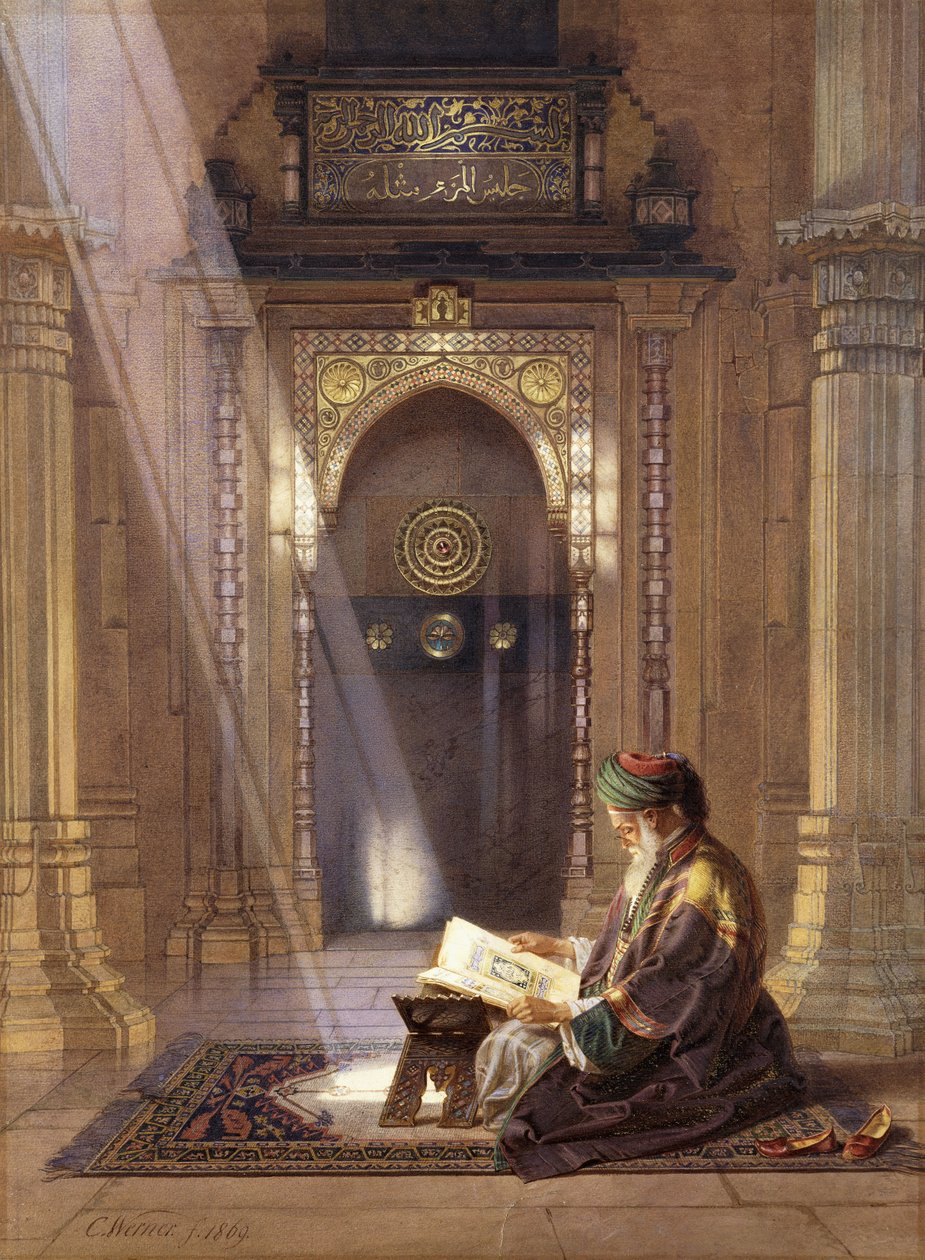 In der Moschee von Carl Friedrich Heinrich Werner