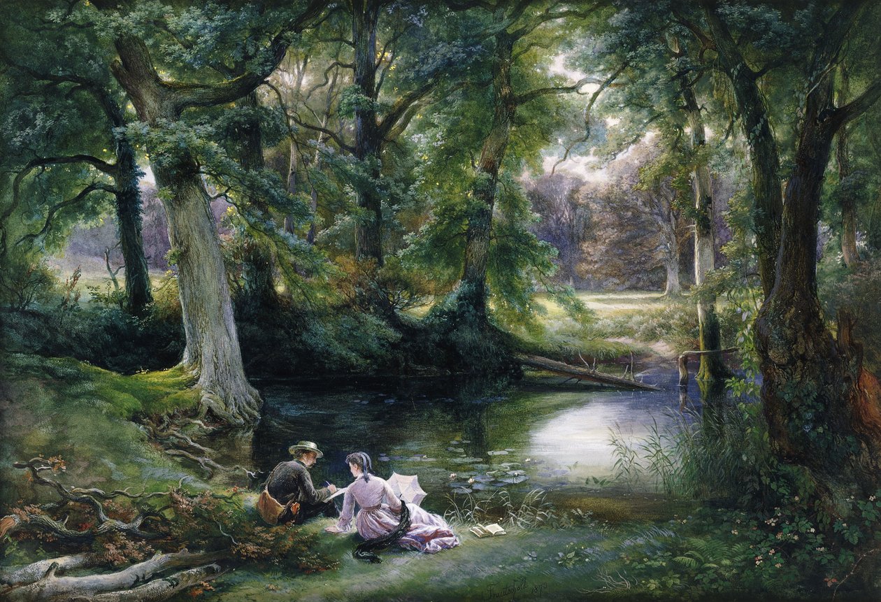 Die Kunststunde, 1870 von Carl Friedrich Wilhelm Trautschold