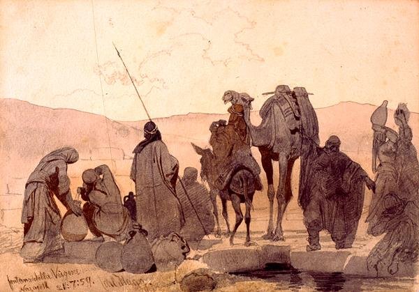 Brunnen der Jungfrau, Nazareth von Carl Haag
