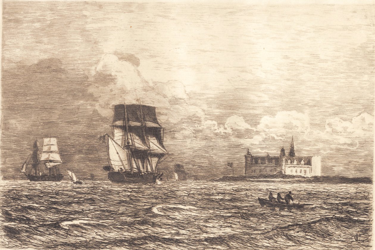Im Sund bei Kronborg von Carl Locher