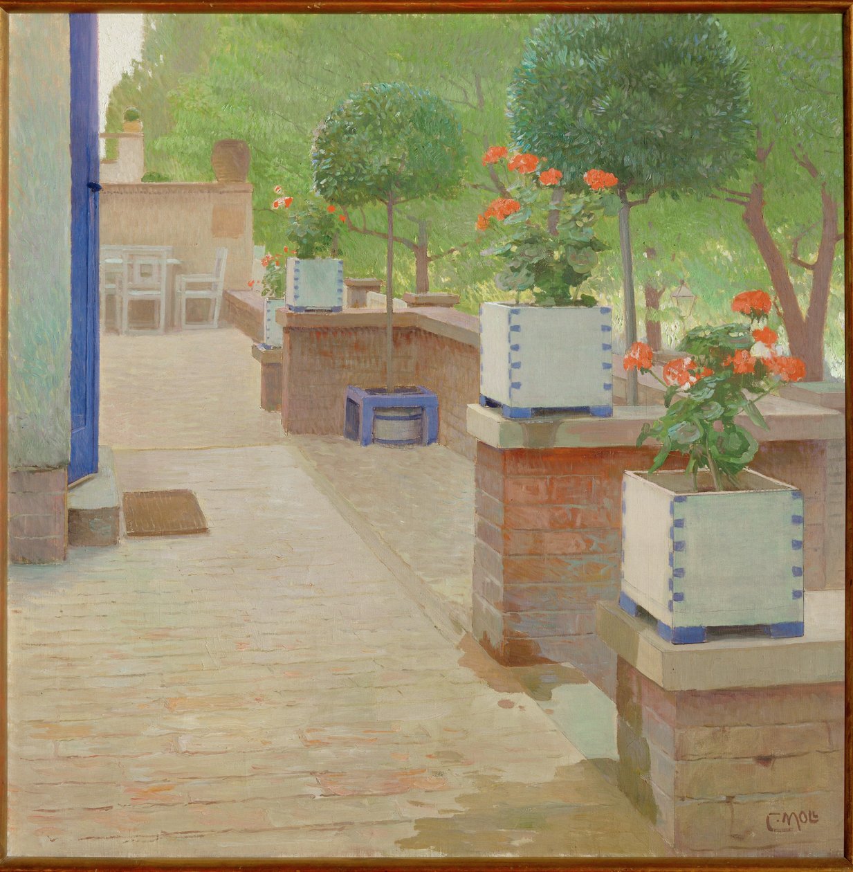 Gartenterrasse von Carl Moll