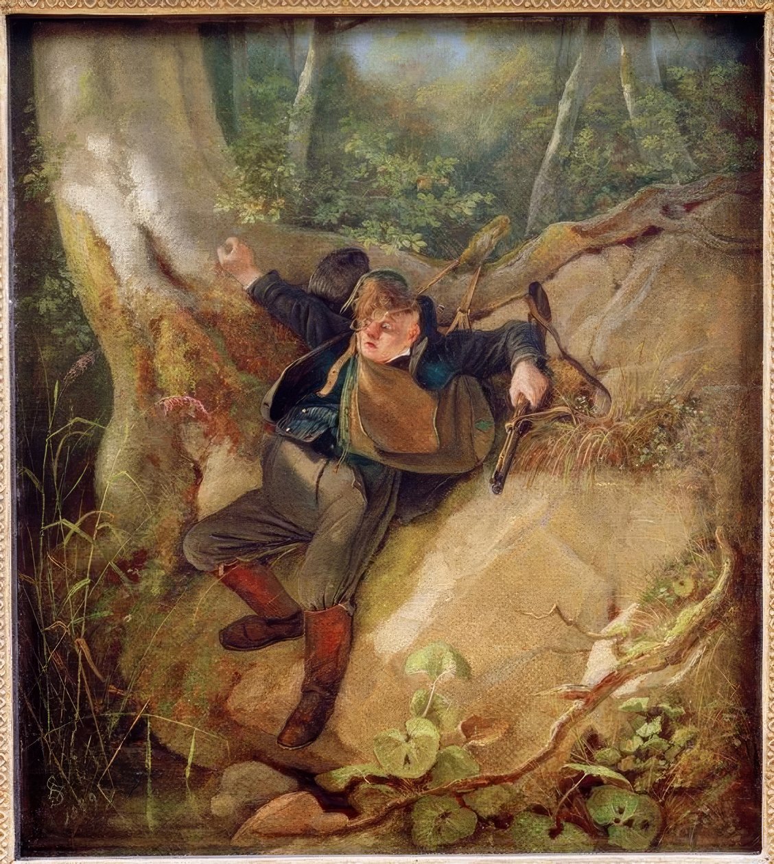 Jagdunglück von Carl Spitzweg