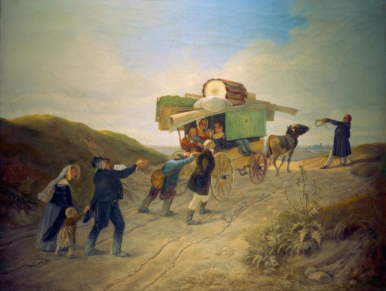 Reisende Komödianten von Carl Spitzweg