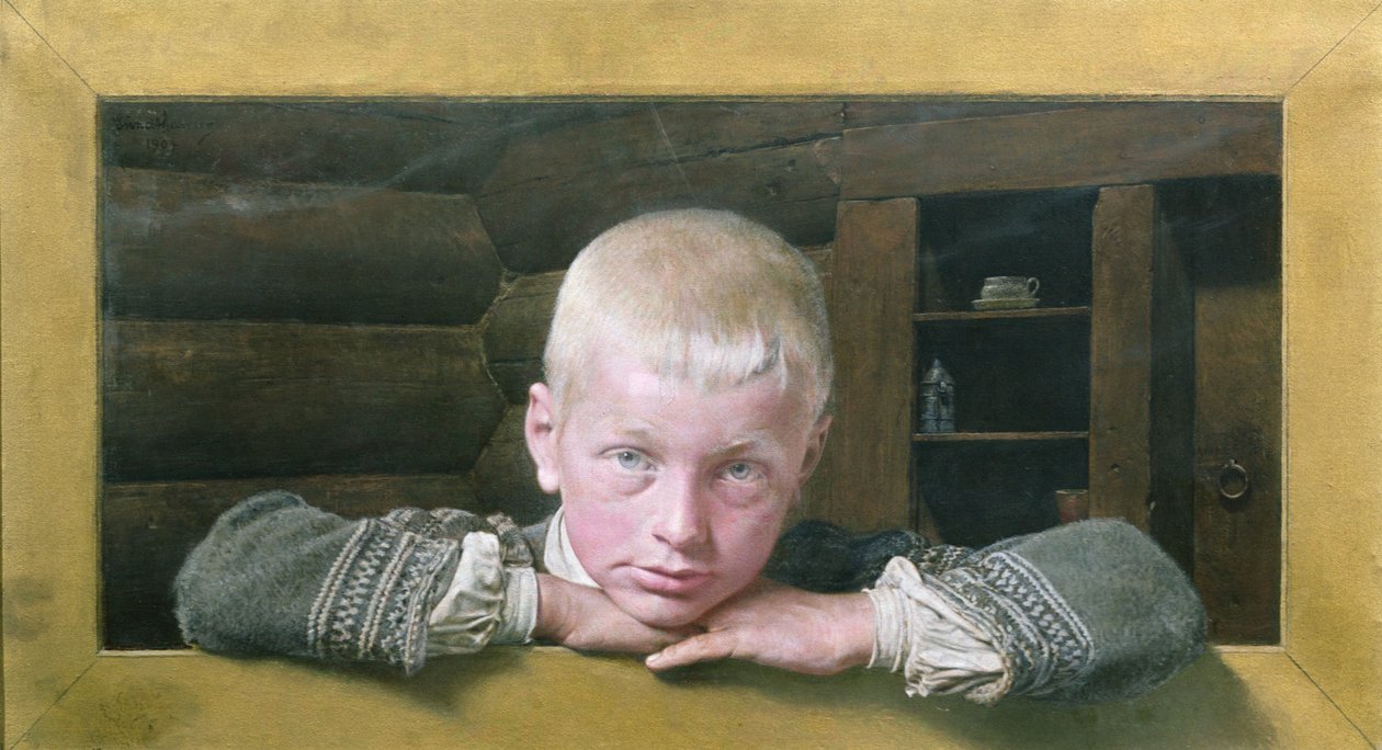 Setesdal-Junge von Carl Sundt Hansen