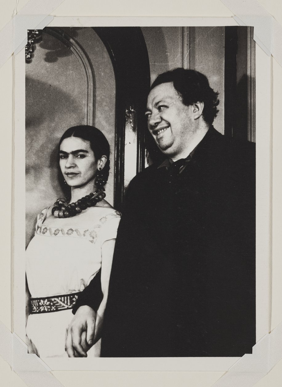 Frida Kahlo und Diego Rivera von Carl Van Vechten