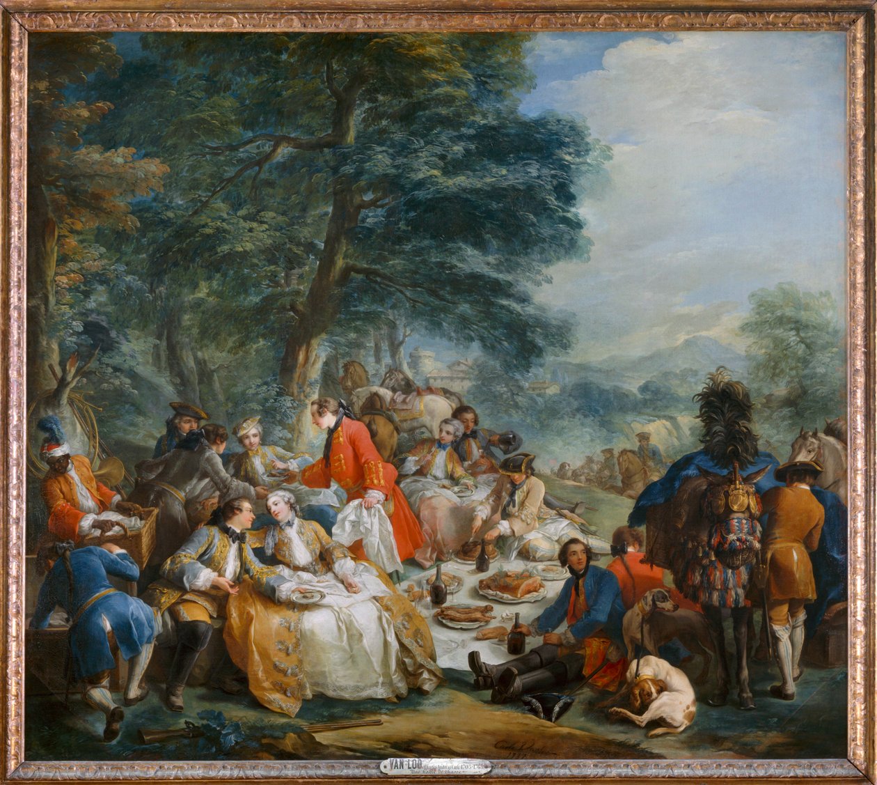 Jagdpause von Carle Vanloo