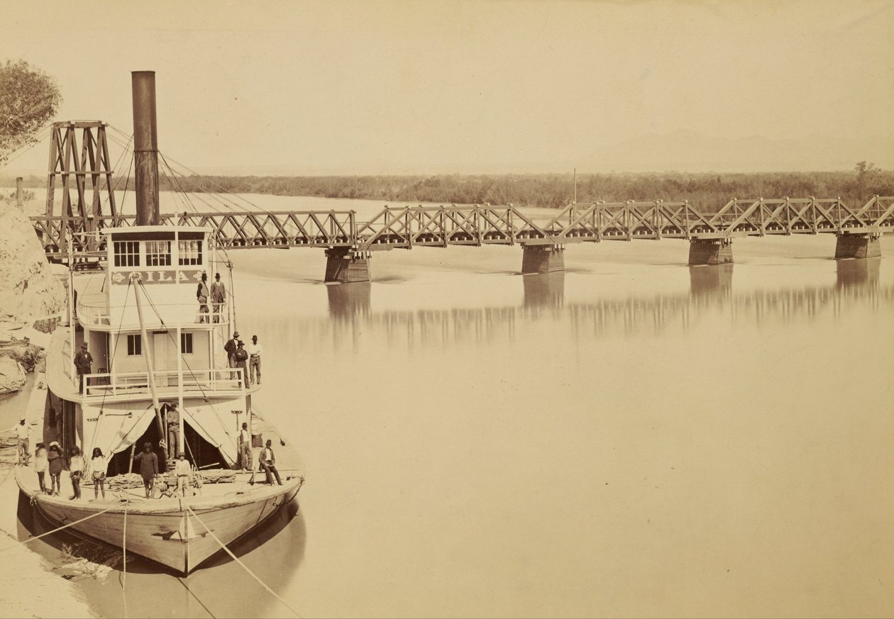 Brücke über den Colorado Yuma von Carleton E. Watkins