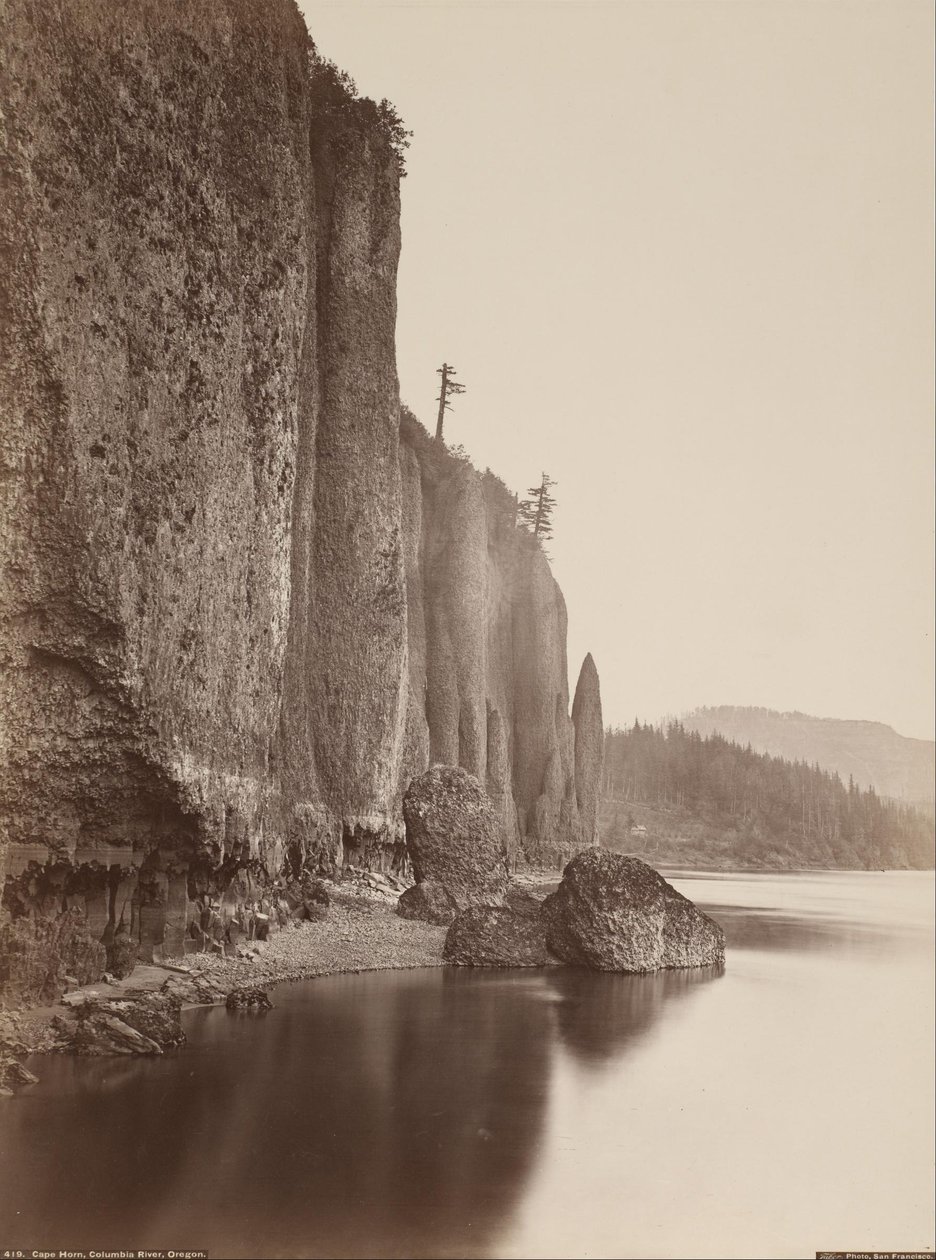 Cape Horn, Columbia River, Oregon von Carleton E. Watkins