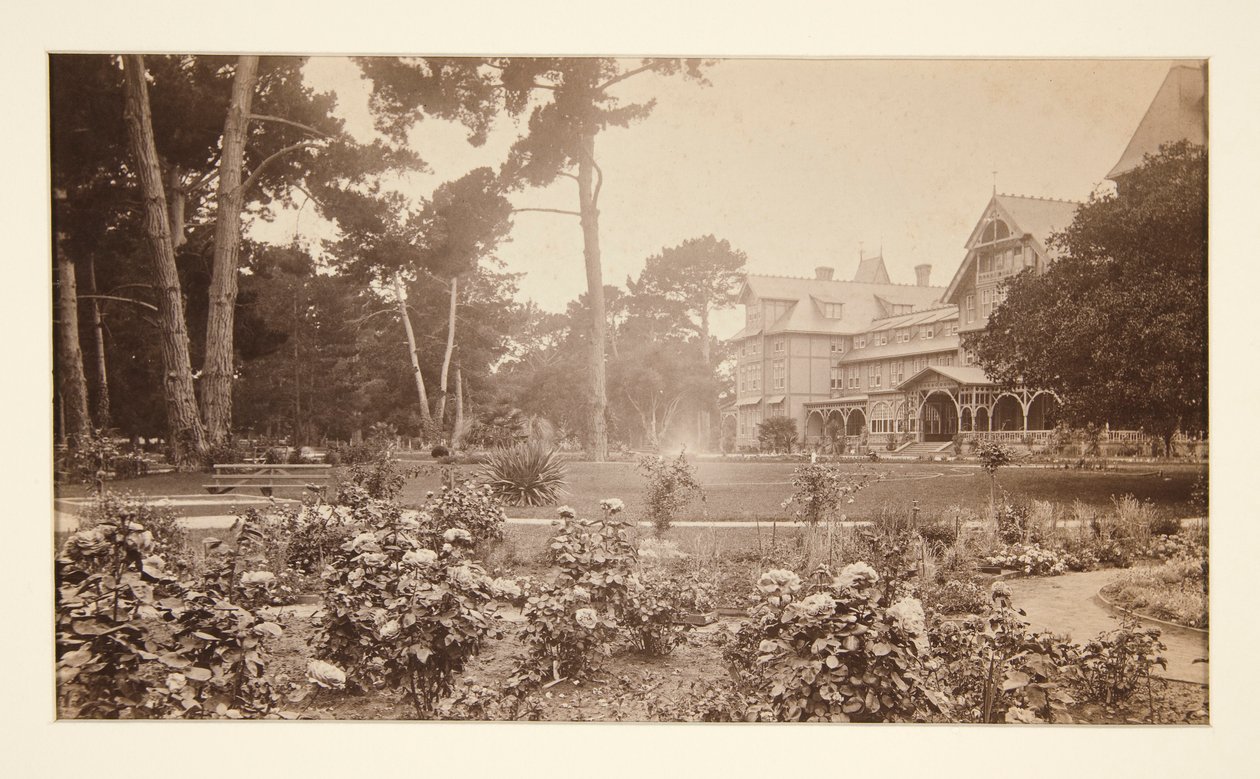 Hotel del Monte, Monterey, Rosengarten von Carleton E. Watkins