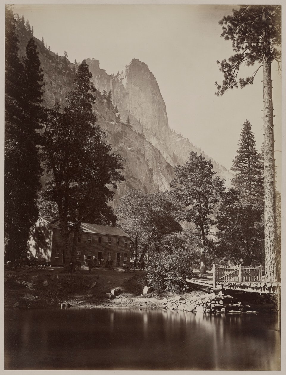 Der Sentinel Rock, 3270 ft. von Carleton E. Watkins
