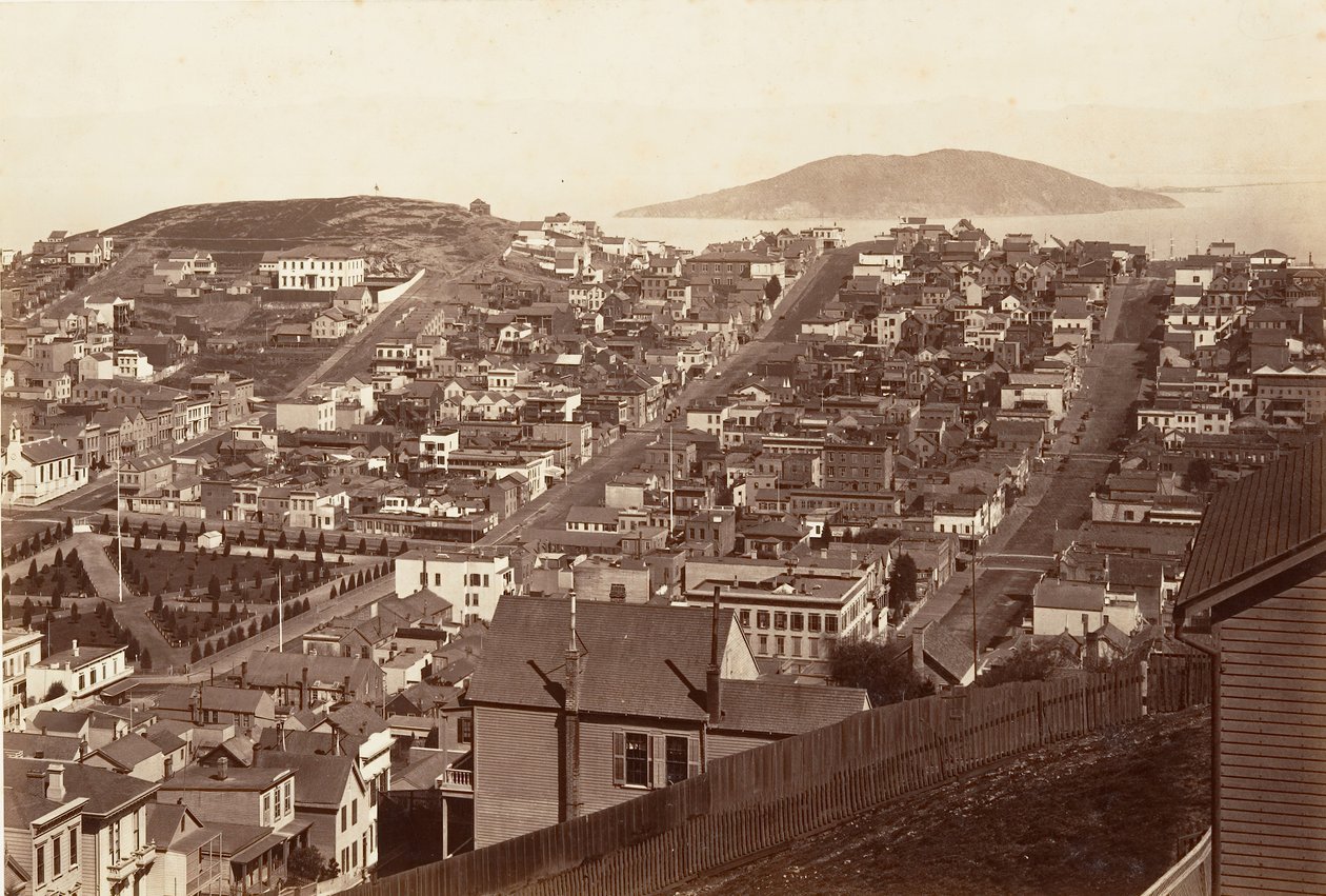 San Francisco, 1864, gedruckt ca. 1876 von Carleton Emmons Watkins