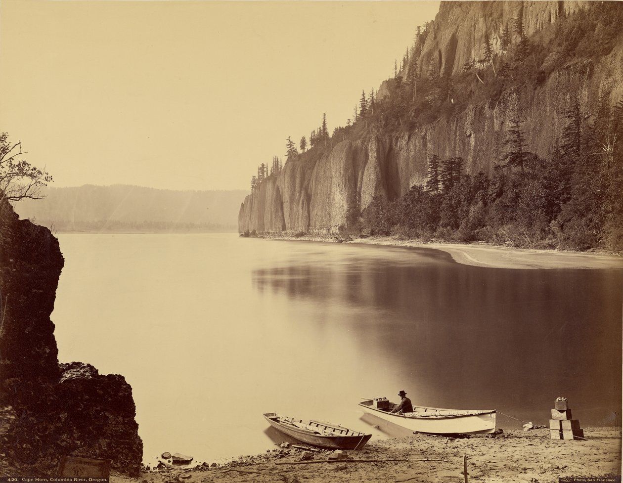 Kap Horn, Columbia River, Oregon von Carleton Watkins