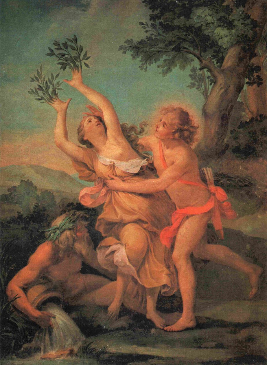 Daphnes Verwandlung, Fresko von Carlo Cignani im Palazzo del Giardino (Parma) von Carlo Cignani