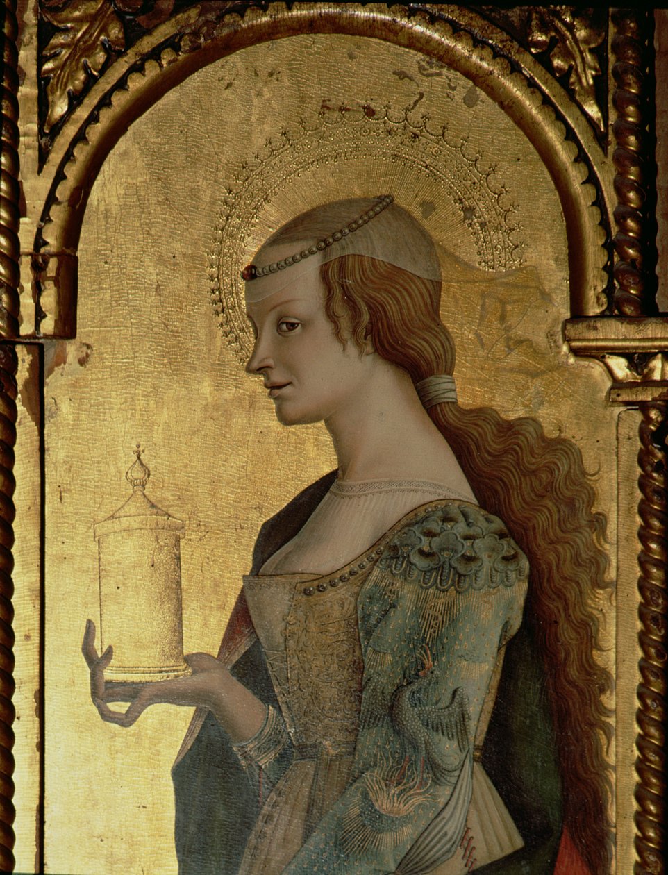 St. Maria Magdalena (Detail) von Carlo Crivelli