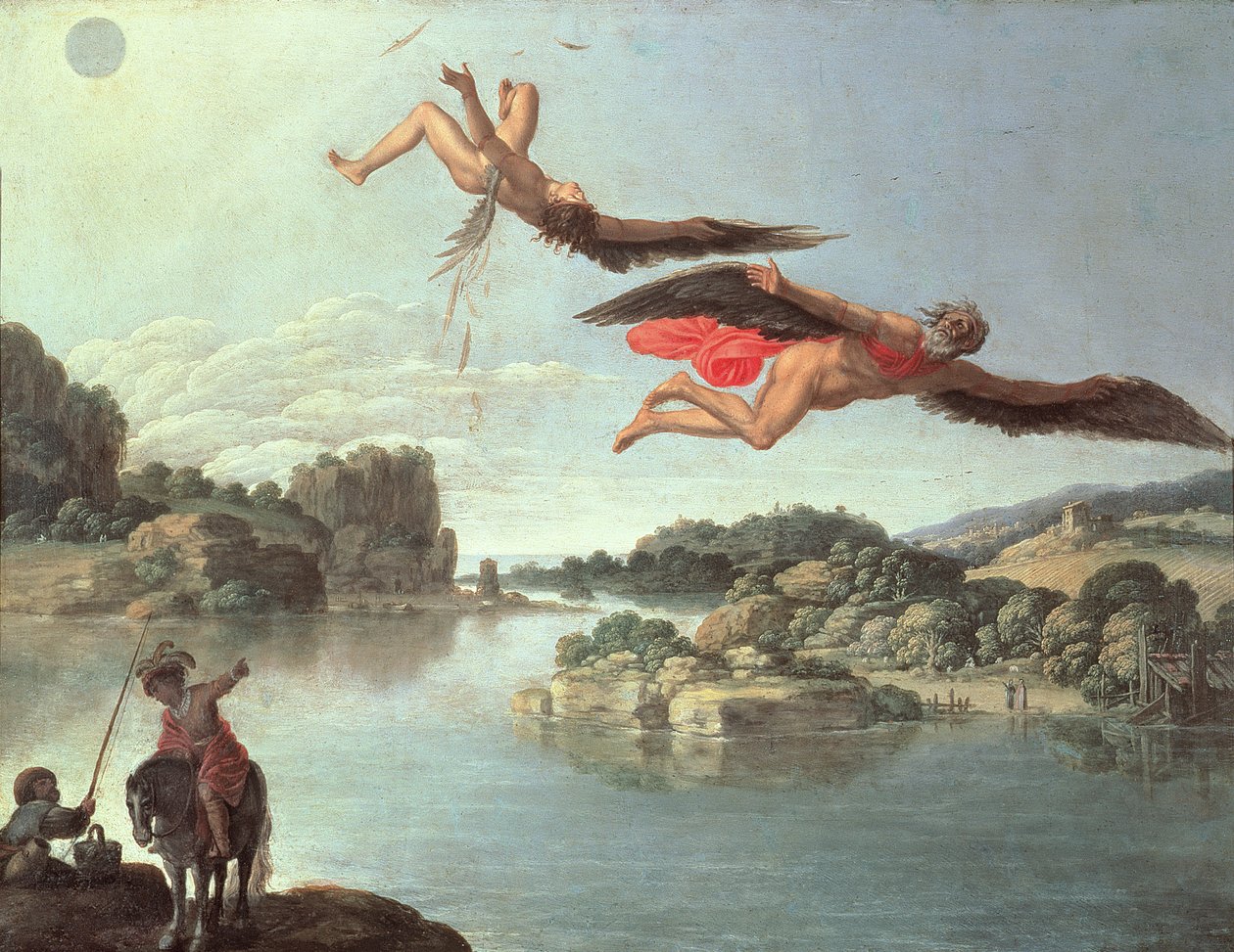 Der Sturz des Ikarus von Carlo Saraceni