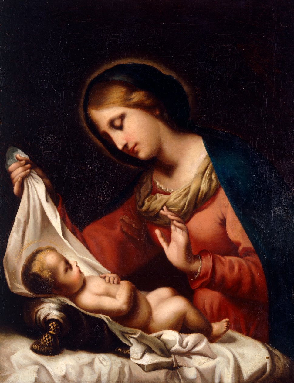 Madonna und Kind von Carlo (after) Dolci