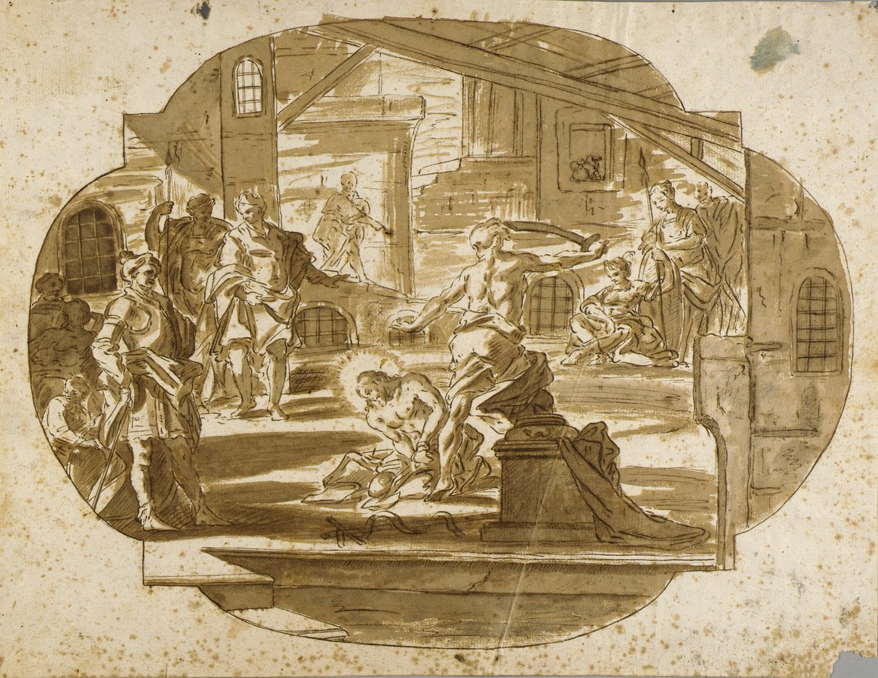 Zeichnung von Carlo Amalfi
