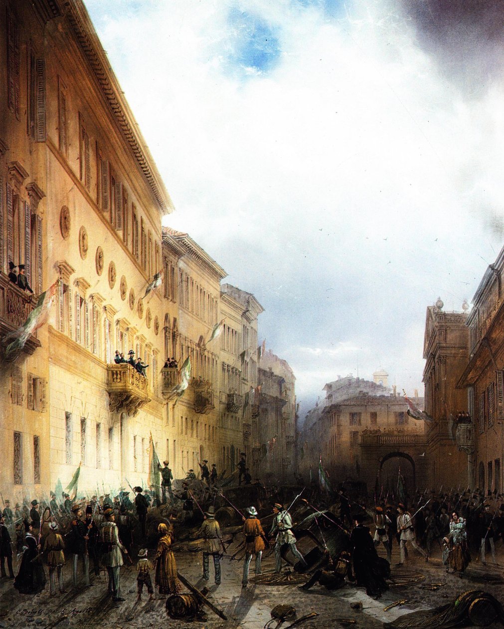 Risorgimento: Die fünf Tage von Mailand von Carlo Bossoli