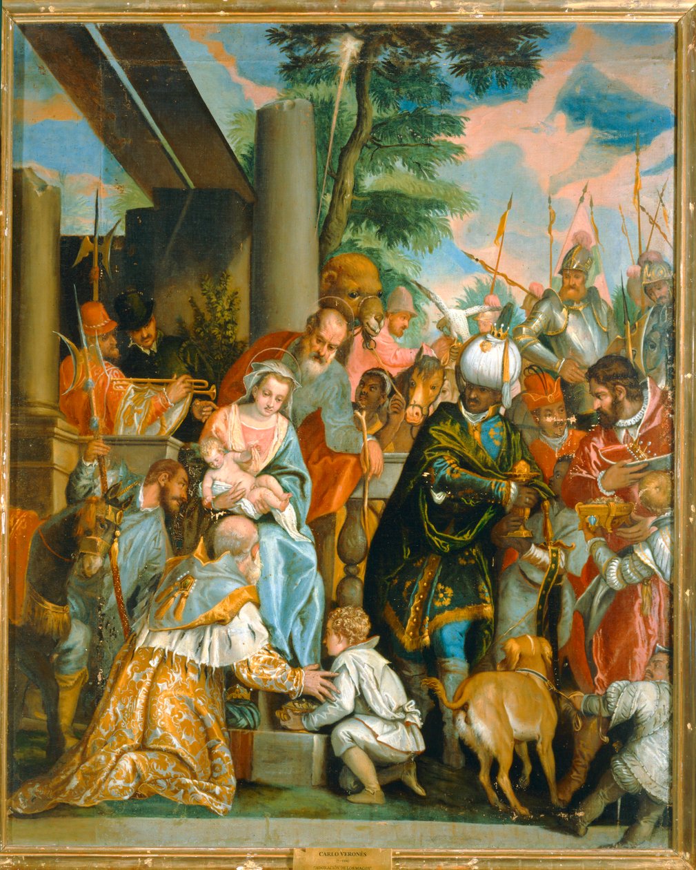 Anbetung der Könige. 10014560 von Carlo Caliari