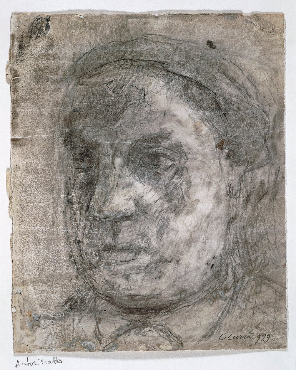 Italien, Selbstporträt von Carlo Carra von Carlo Carra