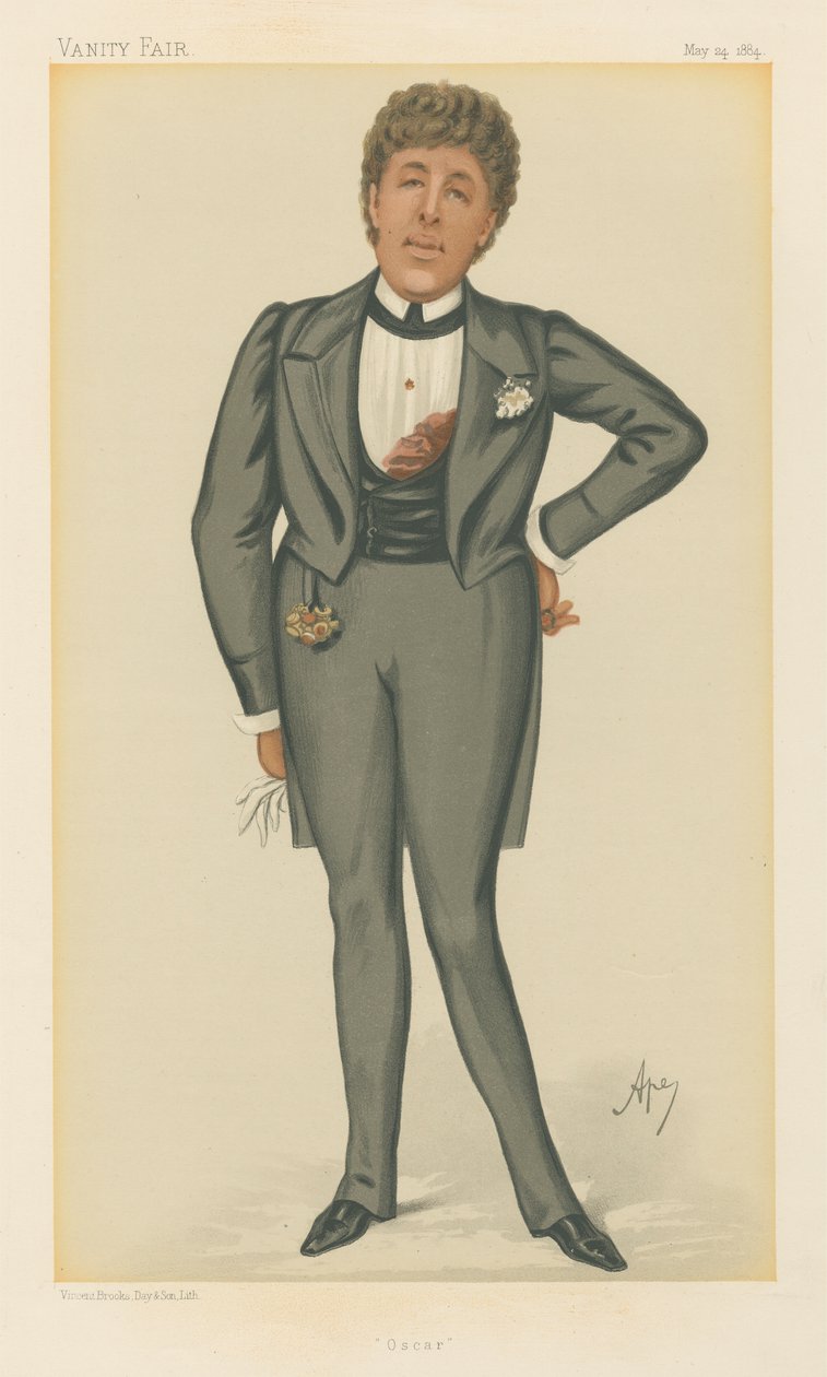 Oscar, Oscar Wilde (Vanity Fair Serie) von Carlo Pellegrini