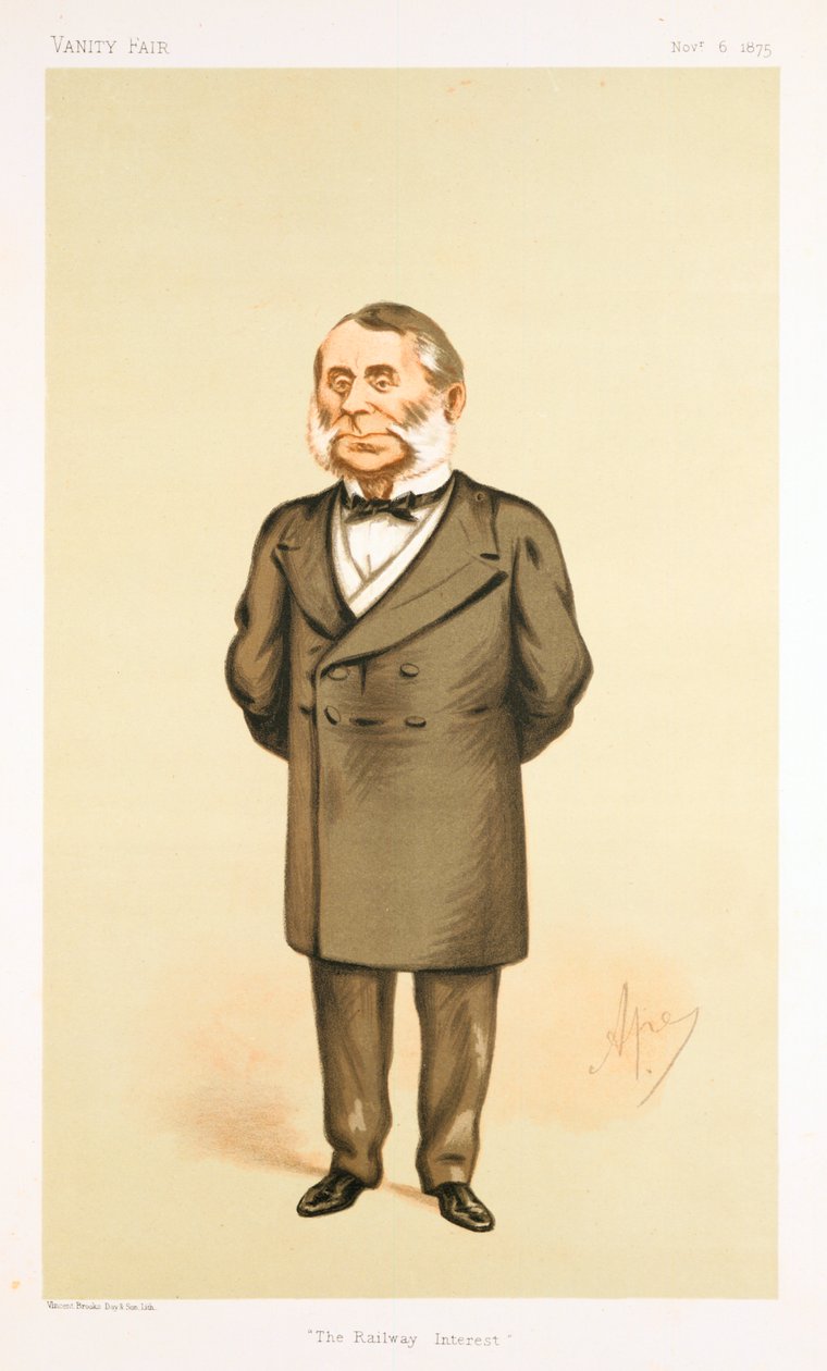 Das Eisenbahninteresse, 1875 von Carlo Pellegrini
