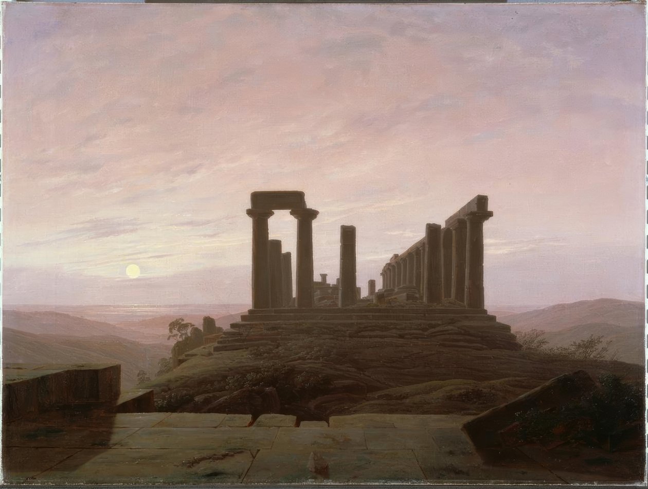 Junotempel in Agrigent von Caspar David Friedrich