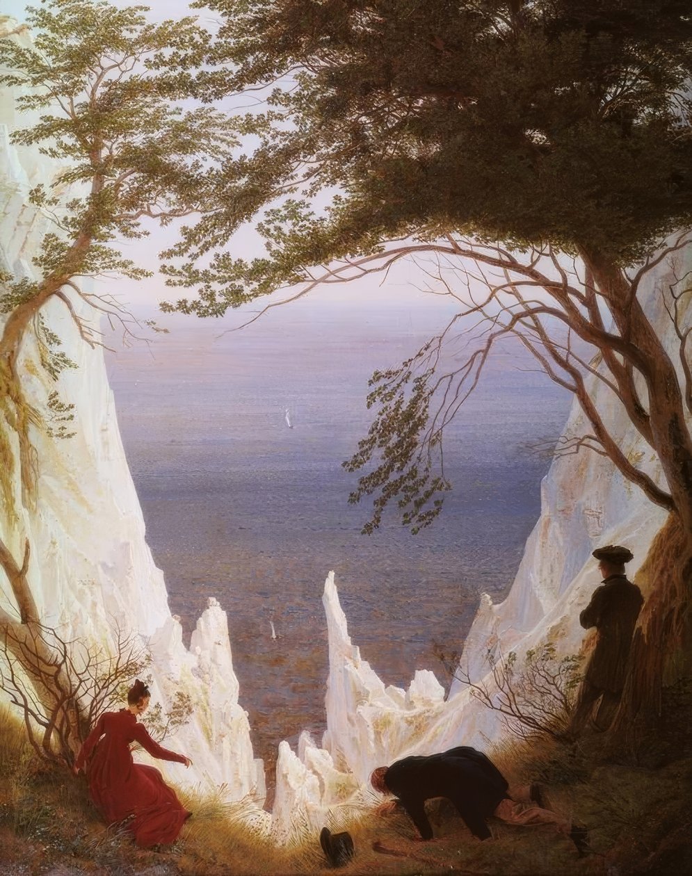Kreidefelsen auf Rügen von Caspar David Friedrich