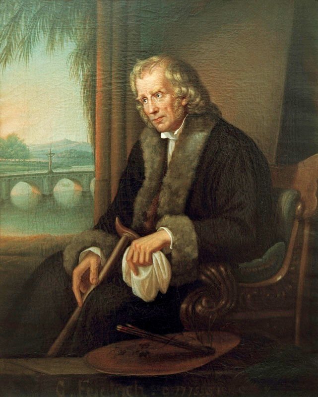 Porträt Caspar David Friedrichs von Caspar David Friedrich