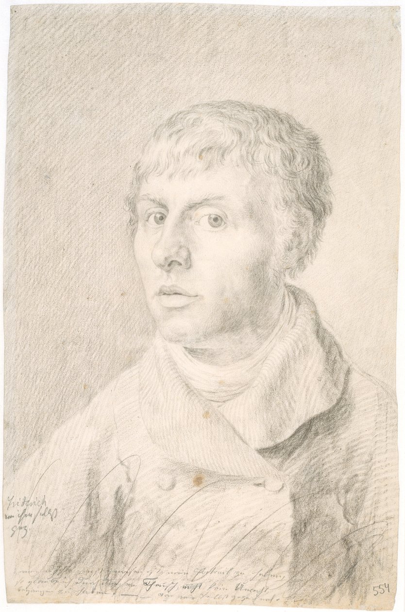 Selbstbildnis von Caspar David Friedrich