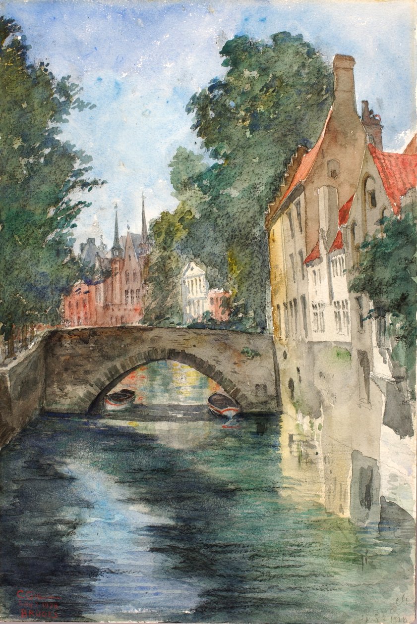 Am Kanal, Brügge von Cass Gilbert