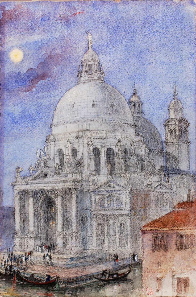 Santa Maria Della Salute, Venedig, 1933 von Cass Gilbert