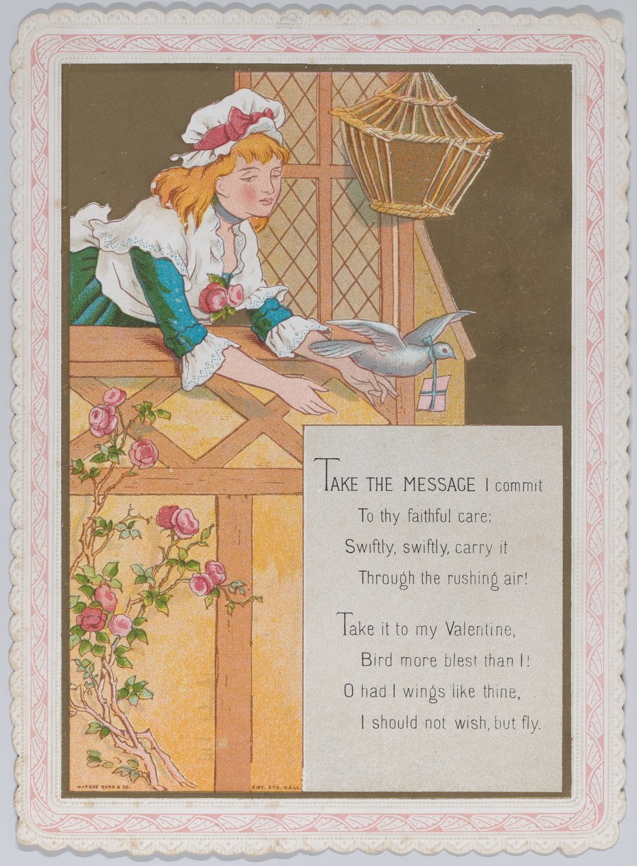 Valentine, 1874 von Catherine Greenaway