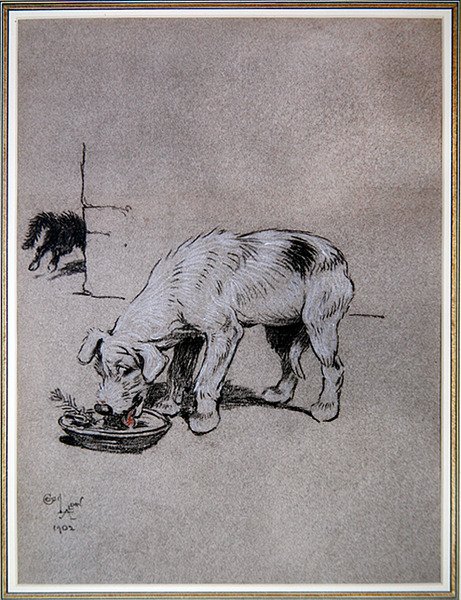 1:00 Abendessen gegessen von Cecil Charles Windsor Aldin