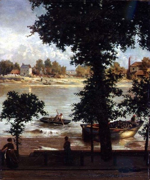 Chelsea Embankment von Cecil Gordon Lawson