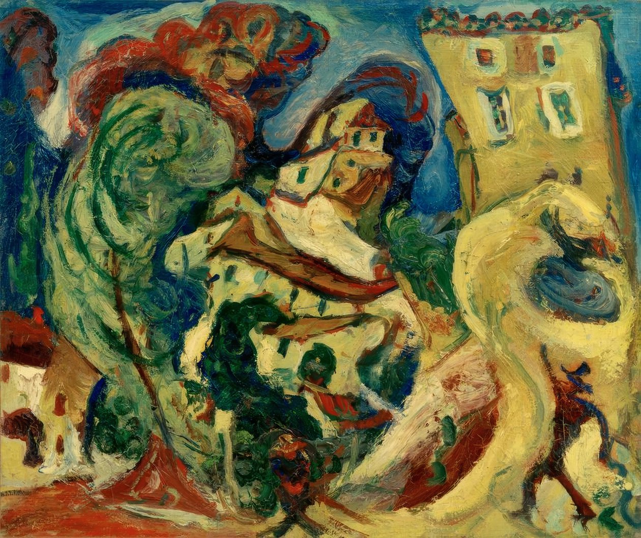 Landschaft bei Cagnes von Chaim Soutine