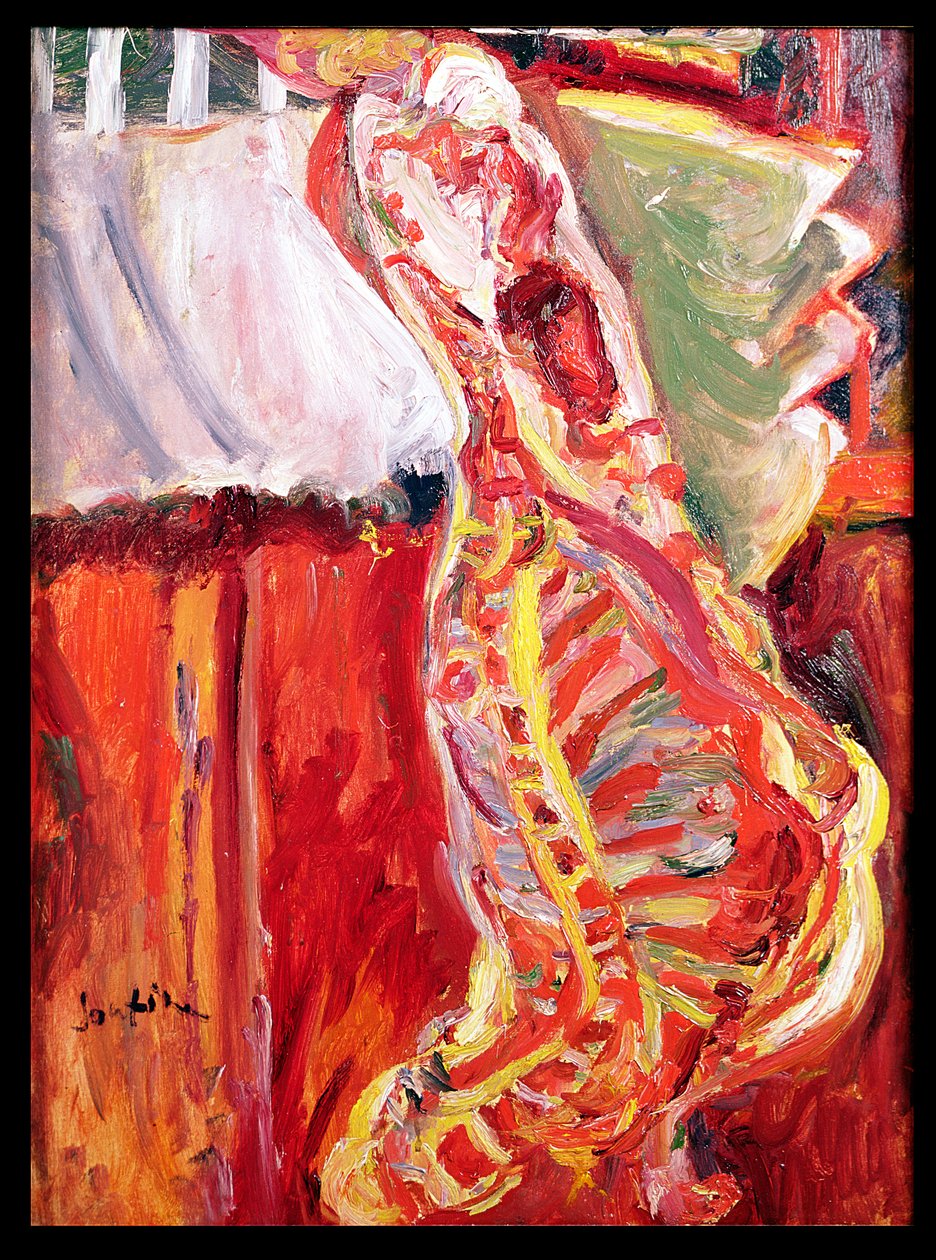 Seite eines Rindfleischs, ca. 1923 von Chaim Soutine