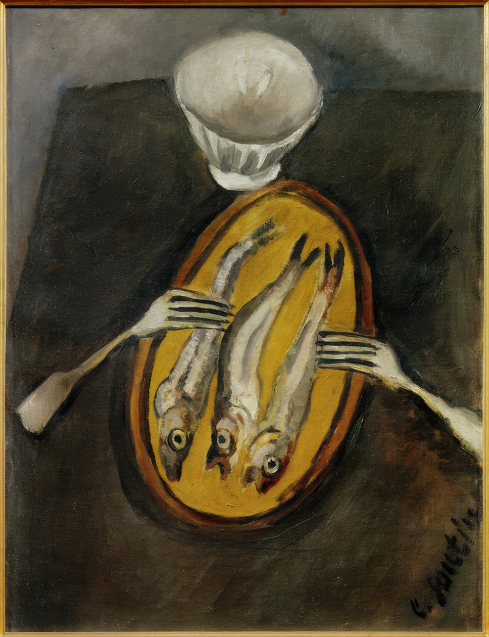 Stillleben mit Heringen von Chaim Soutine