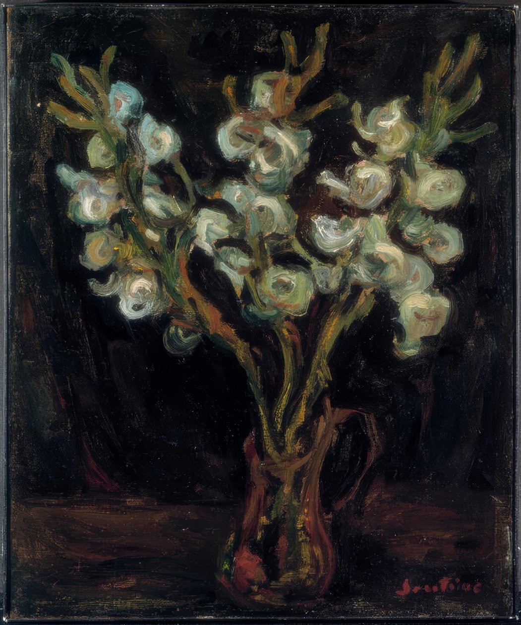 Blaue Gladiolen von Chaim Soutine