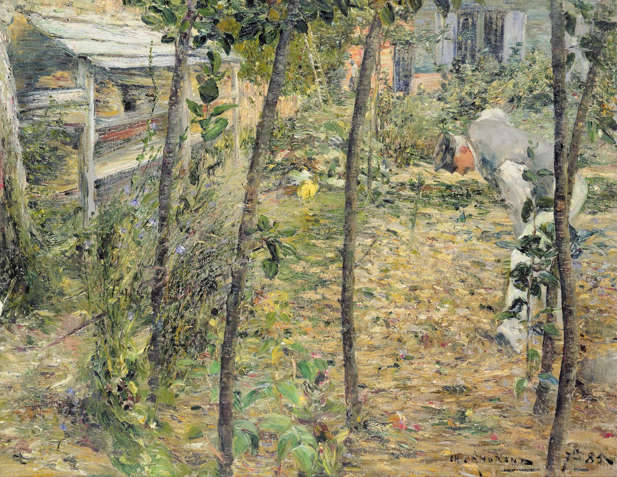 Im Garten, 1885 von Charles Angrand