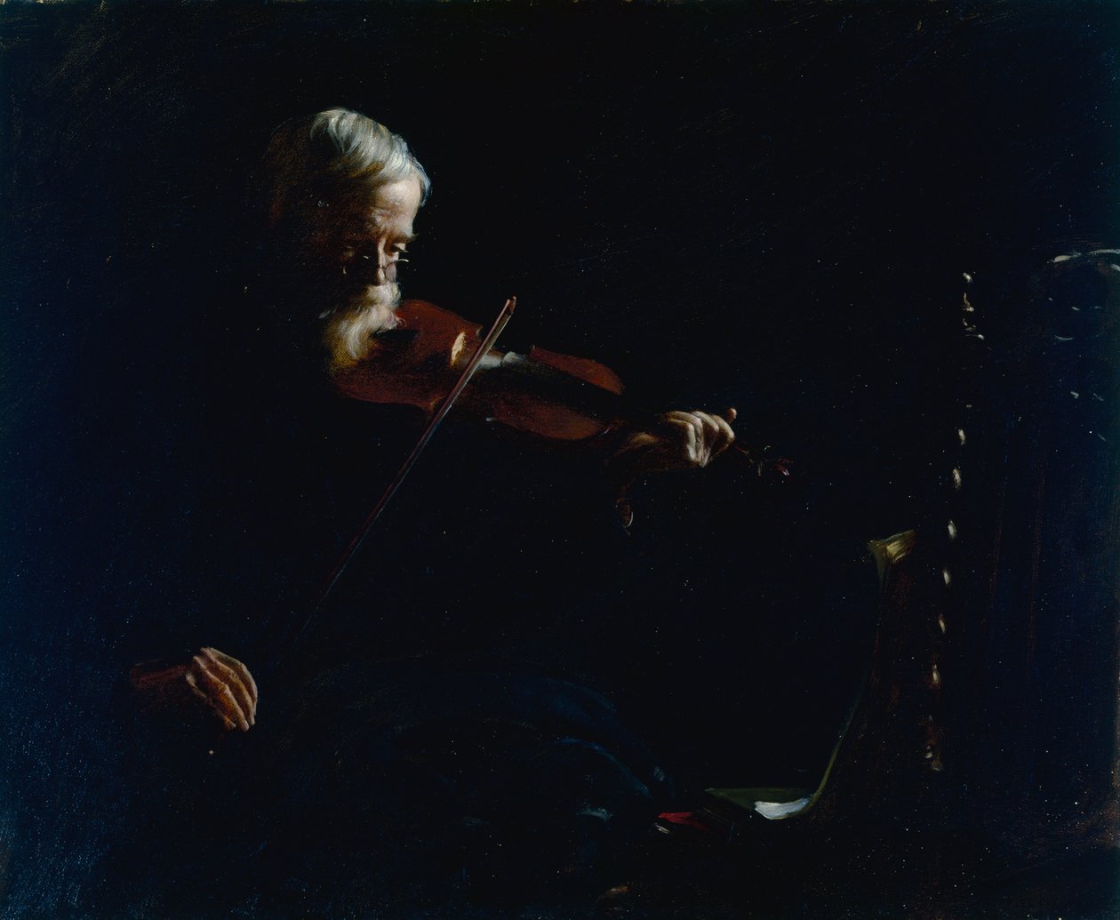 Alter Geiger von Charles Courtney Curran