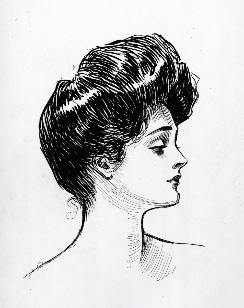 Ein Gibson-Mädchen, 1902 von Charles Dana Gibson
